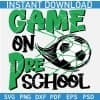 Game on Preschool Soccer Ball Moving with Speed SVG