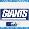 Giants Name Logo SVG
