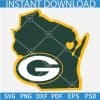Green Bay Packers G in Map SVG