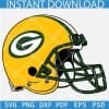 Green Bay Packers Helmet with Logo SVG