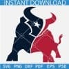 Houston Texans Bull logo SVG