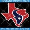 Texas State Map Houston Texans Logo SVG