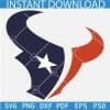 Houston Texans horns Logo SVG