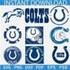 Indianapolis colts Team Logo Bundle SVG
