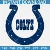 Indianapolis Colts Phrase in Horse Shoe SVG