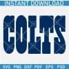Indianapolis colts Name Logo SVG