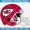 Kansas City Chiefs Team Helmet SVG
