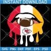 Kansas City Dripping Lips SVG