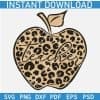 Leopard Prints Apple Teacher SVG