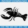 Black Lobster SVG