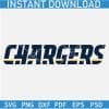 Chargers Phrase Logo SVG