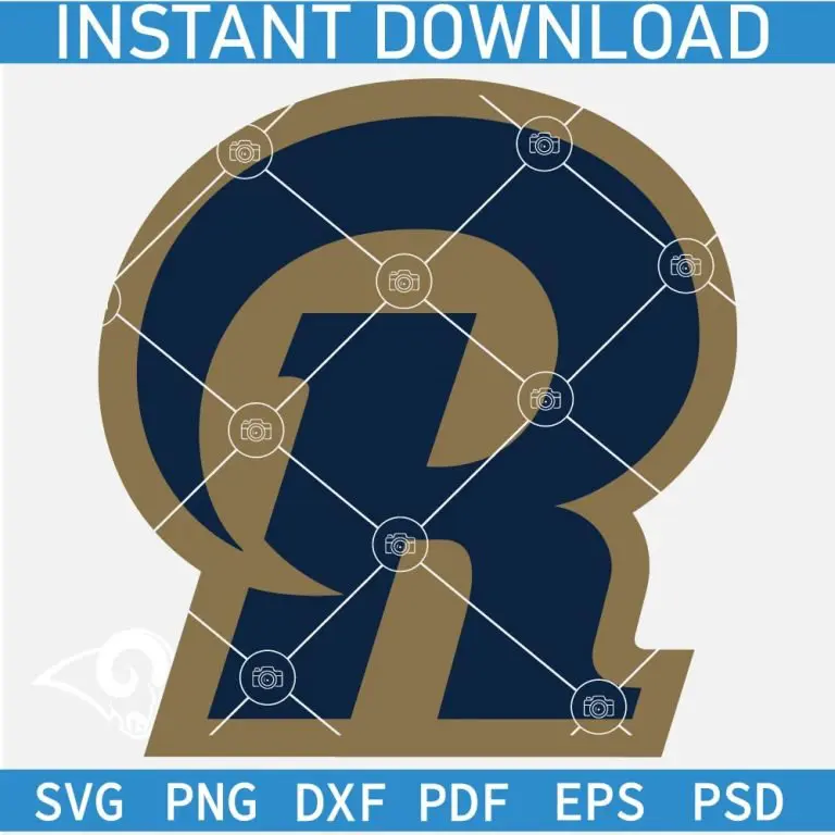 Ram Head Los Angeles Rams SVG, Los Angeles Rams Logo SVG, Team Los ...