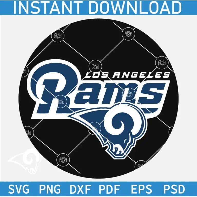 Los Angeles Rams Official Logo SVG, Los Angeles Rams SVG, Los Angeles ...