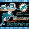 Miami Dolphins Logo Bundle SVG