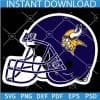 Team Minnesota Vikings Helmet SVG