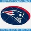 New England Patriots Oval Logo SVG