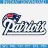 New England Patriots Phrase Logo SVG