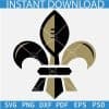 New Orleans Saints Football Ball SVG