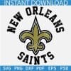 New Orleans Saints Logo SVG