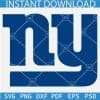 NY Giants Blue Logo SVG