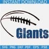Giants Football Ball SVG