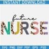 Future Nurse Leopard Prints SVG
