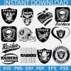 Team Oakland Raiders Bundle SVG