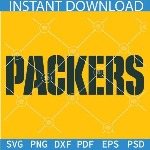 Packers Name Logo SVG