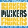 Packers Stacked SVG