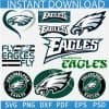Philadelphia Eagles Logo Bundle SVG