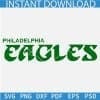 Philadelphia Eagles Name SVG