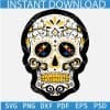 Team Pittsburgh Steelers Skull SVG