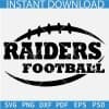 Raiders Football Ball SVG