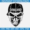 Raiders skull with Cap and mask svg