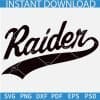 Raiders Team SVG