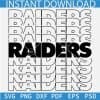 Raiders Stacked SVG