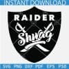 Raiders Swag Budge SVG