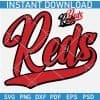 Reds Team Wavy SVG