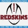 Redskins Football Ball SVG