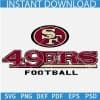 SF 49ers Football SVG