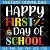 Happy First Day of School Teaching Tools SVG