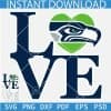 Seahawks Love Logo SVG