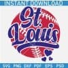 St. Louis Baseball Ball svg