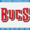 Bucs Name SVG