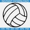 Volleyball Ball SVG