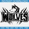 Wolves Moscat Team Scratches SVG