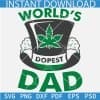 Worlds Dopest Dad Hat SVG
