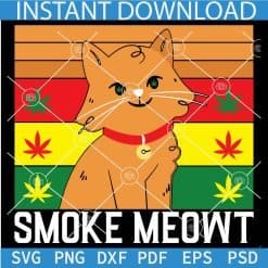 Smoke Meowt SVG