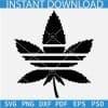 Weed Leaf adidas logo SVG