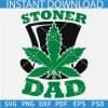 Stoner Dad Weed Cap SVG